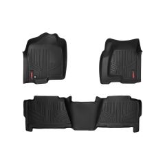 Rough Country Floor Mats | FR & RR | Crew Cab | Chevy/GMC 1500 (99-06 & Classic)
