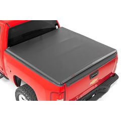 Rough Country Soft Tri-Fold Bed Cover | 6'7" Bed | Chevy/GMC 1500/2500HD/3500HD (07-14)