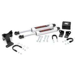 Rough Country V2 Steering Stabilizer | Dual | 2-8 Inch Lift | Jeep Wrangler JK/Wrangler Unlimited (07-18)