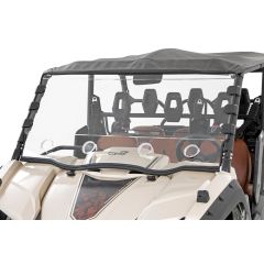 Rough Country Vented Full Windshield | Scratch Resistant | Yamaha Viking 700 
