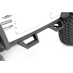 Rough Country Contoured Drop Steps | 4 Door | Jeep Wrangler Unlimited 2WD/4WD (2007-2018)