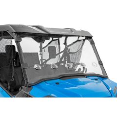 Rough Country Vented Full Windshield | Scratch Resistant | Honda Pioneer 1000