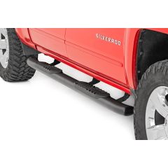 Rough Country Oval Nerf Step | Crew Cab | Chevy/GMC 1500/2500HD/3500HD (07-19 & Classic)