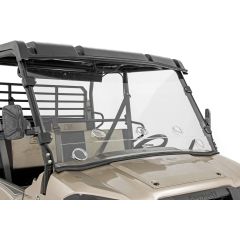 Rough Country Vented Full Windshield | Scratch Resistant | Kawasaki Mule PRO-FX