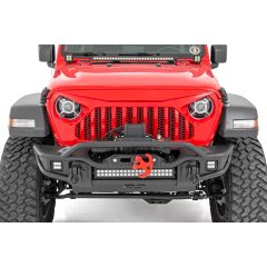 Rough Country 9 Inch DRL Halo LED Headlights | DOT Approved | Jeep Gladiator JT/Wrangler JL (18-26)