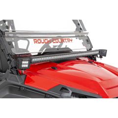 Rough Country LED Light Kit | Cage Mount | 2" Black Pair | Honda Pioneer 1000