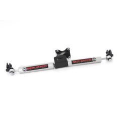 Rough Country N3 Steering Stabilizer | Dual | 2-8 Inch Lift | Jeep Wrangler JK/Wrangler Unlimited (07-18)
