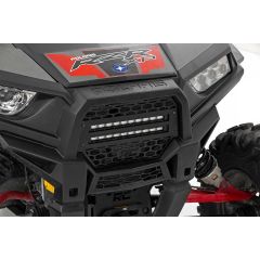 Rough Country Grille Kit | 10" Black Slimline LED Pair | Polaris RZR XP 1000