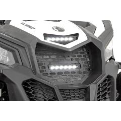 Rough Country LED Light Kit | Grille Mount | 6" Black Slimline | Can-Am Maverick X3 Max