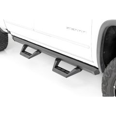 Rough Country SRX2 Adj Aluminum Step | Crew Cab | Chevy/GMC 1500/2500HD/3500HD (07-18 & Classic)