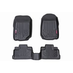 Rough Country Floor Mats | FR & RR | 4 Door | Jeep Wrangler Unlimited 2WD/4WD (2007-2013)