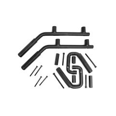Rough Country Grab Handles | Steel | FR & RR | Black | Jeep Wrangler JK/Wrangler Unlimited (07-18)