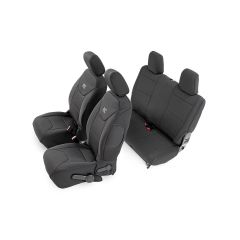 Rough Country Seat Covers | Front and Rear | 2-Door | Jeep Wrangler JK 4WD (2013-2018)