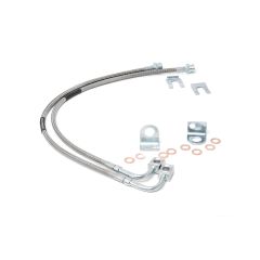 Rough Country Brake Lines | Stainless | Front | 4-6 Inch Lift | Jeep Wrangler JK/Wrangler Unlimited (07-18)