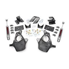 Rough Country Lowering Kit | 2 Inch FR | 4 Inch RR | Chevy/GMC 1500 (99-06 & Classic)