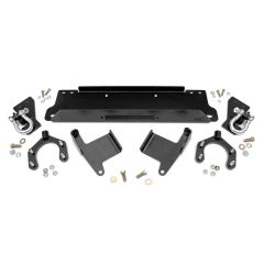 Rough Country Winch Mount Plate | Factory Bmpr | D-Rings | Jeep Wrangler JK/Wrangler Unlimited (07-18)