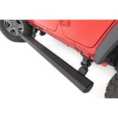 Rough Country Power Running Boards | Dual Electric Motor | 4 Door | Jeep Wrangler JL (18-24)
