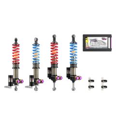 KW V5 Coilover Kit Porsche Carrera GT (980) - Special Edition with Red & Blue Springs