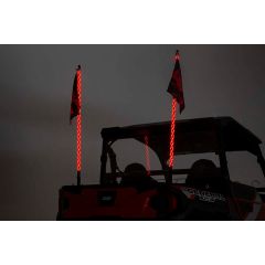 Rough Country Multi-Color LED | Whip | 4' Long | Pair