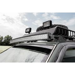Rough Country LED Light Mount | Upper Windshield | 50" Curved | Jeep Grand Cherokee ZJ (93-98)