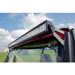 Rough Country LED Light Mount | Upper Windshield | 50" Straight | Jeep Wrangler YJ (87-95)