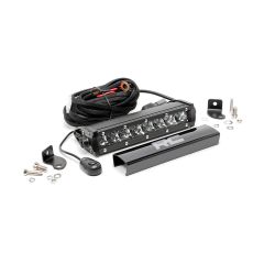 Rough Country 8 Inch Chrome Series LED Light Bar | Single Row