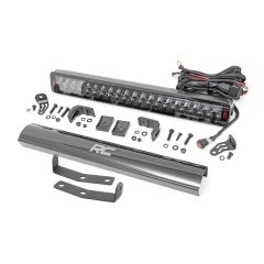 Rough Country LED Light Kit | Bumper Mount | 20" Spectrum Dual Row | Nissan Titan XD (16-24)