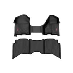 Rough Country Floor Mats | FR & RR | Crew/Mega Cab | Ram 1500 2WD/4WD (2012-2018 & Classic)