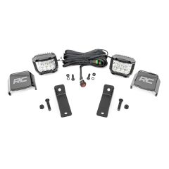 Rough Country LED Light Kit | Rear Mount | 2" Chrome Pair | Wide Angle | Can-Am Maverick Sport 1000R