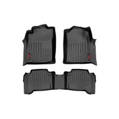 Rough Country Floor Mats | Front and Rear | Double Cab | Toyota Tacoma 2WD/4WD (2005-2011)