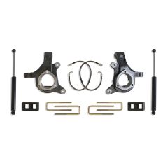 MaxTrac 2007-2016 SILVERADO/SIERRA 1500 2WD 3" LIFT KIT (MAX TRAC SHOCKS) (CAST STEEL ARMS)