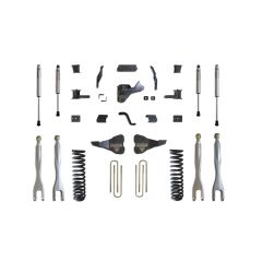 MaxTrac 2017-2022 F-250/F-350 4WD DIESEL 4" LIFT KIT W/ 4-LINKS (FOX SHOCKS)