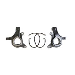 MaxTrac 2007-2016 SILVERADO/SIERRA 1500 2WD & 2007-2014 GM SUV 2WD 3" LIFT SPINDLES W/ BRAKE LINES (CAST STEEL ARMS)