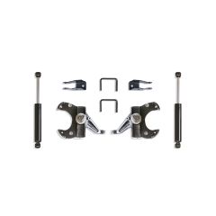 MaxTrac 1973-1987 C10 2WD 2.5"/5" LOWERING KIT (1" THICK ROTORS)