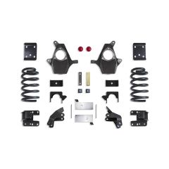 MaxTrac 2014-2018 SILVERADO/SIERRA 1500 2WD/4WD 4"/6" LOWERING KIT (MAGNERIDE, EXT/CREW CAB, CAST STEEL ARMS)