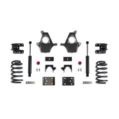 MaxTrac 2007-2013 SILVERADO/SIERRA 1500 2WD/4WD 3"/5" LOWERING KIT (SPINDLES/COILS, EXT/CREW CAB)