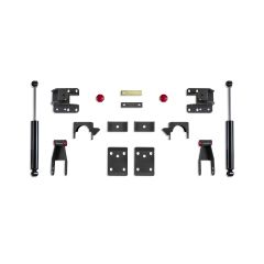 MaxTrac 2007-2018 SILVERADO/SIERRA 1500 4" REAR LOWERING BOX KIT (NON MAGNERIDE)