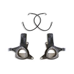 MaxTrac 2016-2018 SILVERADO/SIERRA 1500 2WD | 2015-2020 GM SUV 2WD 5" LIFT SPINDLES W/ BRAKE LINES (STAMPED STEEL/ALUM. ARMS)