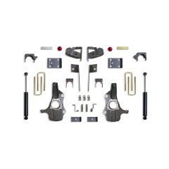 MaxTrac 2019-2025 SILVERADO/SIERRA 1500 2WD/4WD 2"/4" LOWERING KIT (SPINDLES)