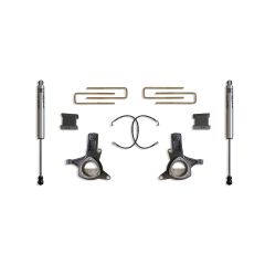 MaxTrac 2016-2018 SIILVERADO/SIERRA 1500 2WD 5" LIFT KIT (FOX SHOCKS) (STAMPED STEEL ARMS)