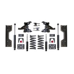 MaxTrac 1988-1998 SILVERADO/SIERRA 1500 2WD 4"/6" LOWERING KIT (V6, HD ROTORS)
