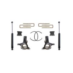 MaxTrac 2016-2018 SIILVERADO/SIERRA 1500 2WD 5" LIFT KIT (MAX TRAC SHOCKS) (STAMPED STEEL ARMS)