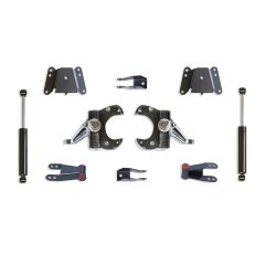 MaxTrac 1973-1987 C10 2WD 2.5"/4" LOWERING KIT (1.25" THICK ROTORS)