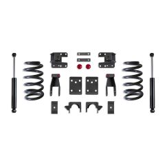 MaxTrac 2007-2013 SILVERADO/SIERRA 1500 2WD/4WD 2"/4" LOWERING KIT (COILS, SINGLE CAB)