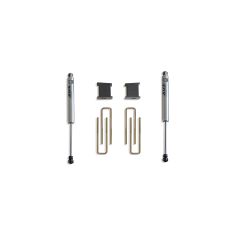 MaxTrac 2016-2018 SILVERADO/SIERRA 1500 2WD 4" REAR LIFT BOX KIT W/ FOX SHOCKS