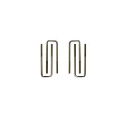 MaxTrac 2004-2020 F-150 2WD SQUARE U-BOLTS (9" X 3.125" X 9/16") (FITS 2" BLOCKS)
