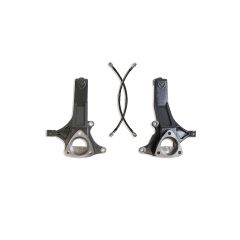 MaxTrac 2002-2024 RAM 1500 (5-LUG) 2WD 4.5" LIFT SPINDLES W/ BRAKE LINES