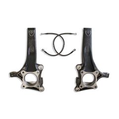 MaxTrac 2009-2020 F-150 2WD 4.5" LIFT SPINDLES W/ BRAKE LINES