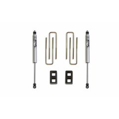 MaxTrac 2007-2021 TUNDRA 2WD 2" REAR LIFT BOX KIT W/ FOX SHOCKS