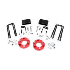 Rough Country 2 Inch Lift Kit | Red Spacers | Nissan Titan XD 2WD/4WD (2016-2024)